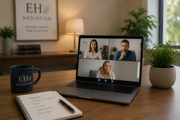 child access mediation Honiton online meeting.